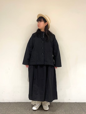 「TSUHARU by Samansa Mos2（ツハルバイサマンサモスモス）のアイテム（テーラードジャケット）」を使った、松さん（レディース・153cm）の冬コーディネート