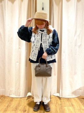松さん(レディース・152cm)の春コーディネート