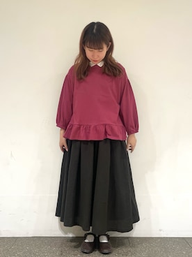 松さん(レディース・153cm)の夏コーディネート