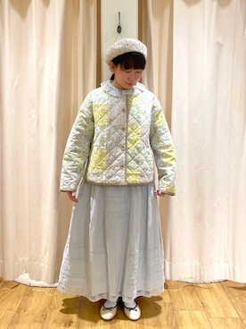 「TSUHARU by Samansa Mos2（ツハルバイサマンサモスモス）のアイテム（テーラードジャケット）」を使った、松さん（レディース・153cm）の春コーディネート