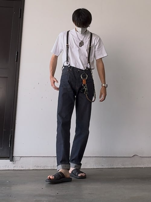 schott（ショット）の「Schott/ショット/LEATHER SUSPENDER/レザー