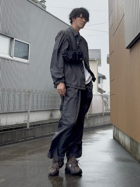 「PORTER（ポーター）のアイテム」を使った、りょたさん（メンズ・188cm）の春コーディネート