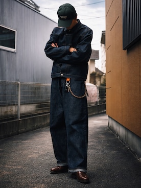 「SUGARHILL（シュガーヒル）のアイテム」を使った、りょたさん（メンズ・188cm）の春コーディネート