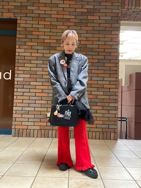 「アイテム（その他トップス）」を使った、くみこさん（レディース・150cm）の秋コーディネート