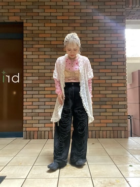 「アイテム（ジャージ）」を使った、くみこさん（レディース・150cm）の秋コーディネート