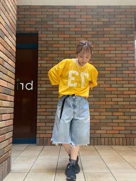 「150cm台コーデ」｜「アイテム（パンツ）」を使った、くみこさん（レディース・150cm）の夏コーディネート