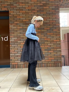 「アイテム（ワンピース/ドレス）」を使った、くみこさん（レディース・150cm）の秋コーディネート