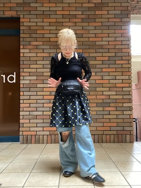 「mont-bell（モンベル）のアイテム」を使った、くみこさん（レディース・150cm）の春コーディネート