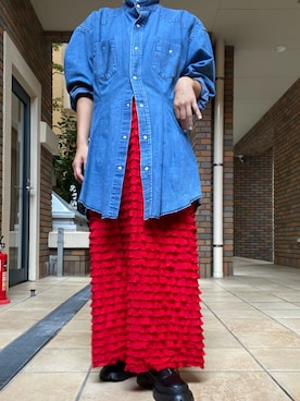 「Bonum（ボナム）のアイテム」を使った、くみこさん（レディース・150cm）の秋コーディネート