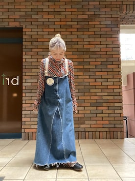 「アイテム（ワンピース/ドレス）」を使った、くみこさん（レディース・150cm）の秋コーディネート