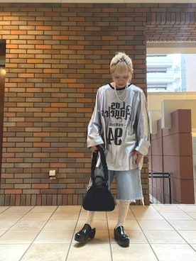 「アイテム（その他トップス）」を使った、くみこさん（レディース・150cm）の秋コーディネート