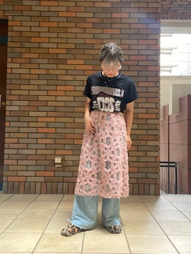 「アイテム（その他シューズ）」を使った、くみこさん（レディース・150cm）の夏コーディネート