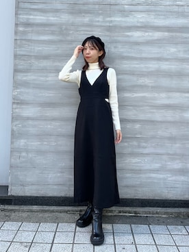 「FREE'S MART（フリーズマート）のアイテム（ハンチング/ベレー帽）」を使った、hirokaさん（レディース・156cm）の秋コーディネート