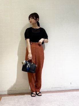 「Te chichi TERRASSE（テチチテラス）のアイテム（財布/小物）」を使った、SAKURAさん（レディース・152cm）の春コーディネート