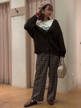 SAKURAさん（レディース・152cm）の秋コーディネート