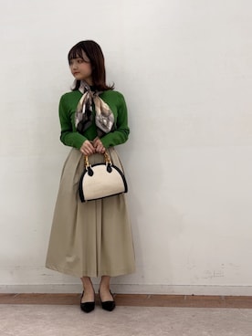 「アイテム（財布/小物）」を使った、SAKURAさん（レディース・152cm）の冬コーディネート