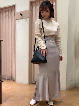 「出勤コーデ」｜SAKURAさん（レディース・152cm）の冬コーディネート