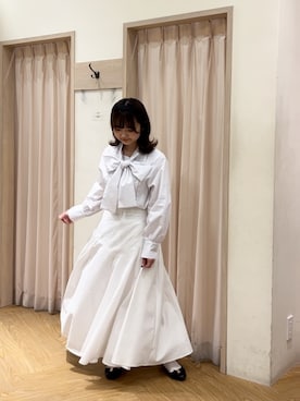 「Te chichi（テチチ）のアイテム」を使った、SAKURAさん（レディース・152cm）の春コーディネート