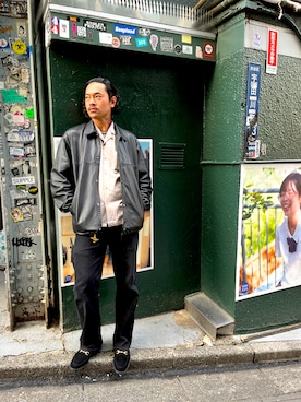 「BEAUTY&YOUTH UNITED ARROWS（ビューティーアンドユースユナイテッドアローズ）のアイテム（その他アウター）」を使った、ﾏﾚﾙﾊﾞさん（メンズ・180cm）の春コーディネート
