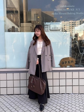 こころさん（レディース・156cm）の春コーディネート