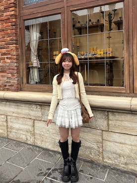 こころさん（レディース・156cm）の春コーディネート