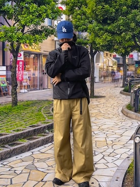 「アイテム（チノパンツ）」を使った、豪さん（メンズ・170cm）の秋コーディネート