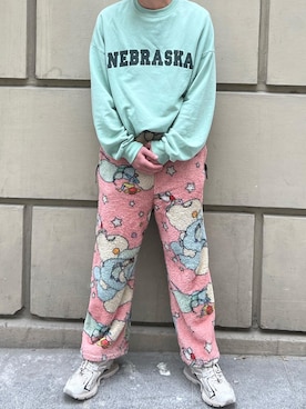 「BALENCIAGA」｜「アイテム（スウェット）」を使った、m0takuさん（メンズ・185cm）の春コーディネート