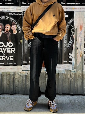 STUSSY(ステューシー)のパーカー(ゴールド系)を使った人気 オンライン卸し売り アワーレガシー×ステューシー パーカー パーカー