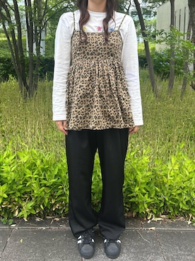「LAC-VERT（ラック・ヴェール）のアイテム」を使った、あやさん（レディース・160cm）の夏コーディネート