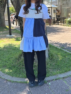 「SEN TOKYO（セントーキョー）のアイテム」を使った、あやさん（レディース・160cm）の春コーディネート