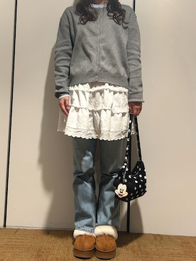 「wears（ウェアーズ）のアイテム」を使った、あやさん（レディース・160cm）の冬コーディネート