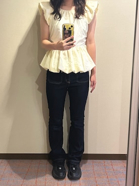 「miette（ミエット）のアイテム」を使った、あやさん（レディース・160cm）の夏コーディネート