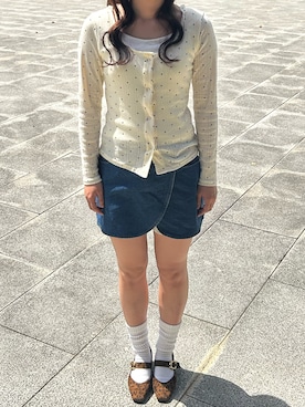 「JUMELLE（ジュメロ）のアイテム」を使った、あやさん（レディース・160cm）の春コーディネート