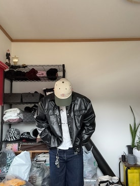 「Dickies（ディッキーズ）のアイテム（キャップ）」を使った、はっとさん（メンズ・160cm）の春コーディネート