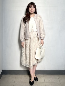 「index（インデックス）のアイテム（ジャケット/アウター）」を使った、38syk1さん（レディース・163cm）の春コーディネート