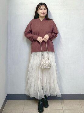 Sayaさん(レディース・163cm)の冬コーディネート