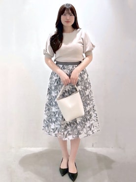 「index（インデックス）のアイテム」を使った、Sayaさん（レディース・163cm）の春コーディネート