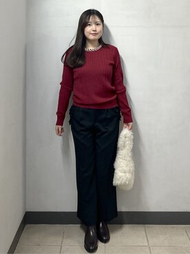 Sayaさん（レディース・163cm）の冬コーディネート