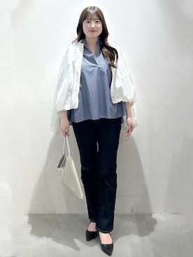 「smart pink（スマートピンク）のアイテム」を使った、Sayaさん（レディース・163cm）の春コーディネート