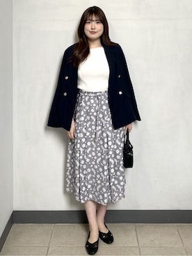 「index（インデックス）のアイテム（テーラードジャケット）」を使った、38syk1さん（レディース・163cm）の春コーディネート