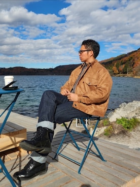 「アイテム（サングラス）」を使った、tulipさん（メンズ・165cm）の秋コーディネート