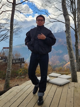 「アイテム（サングラス）」を使った、tulipさん（メンズ・165cm）の秋コーディネート