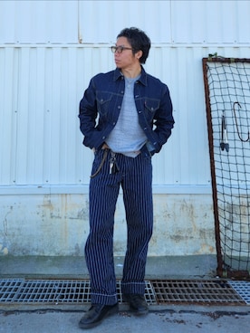 「EYEVAN（アイヴァン）のアイテム」を使った、tulipさん（メンズ・165cm）の冬コーディネート