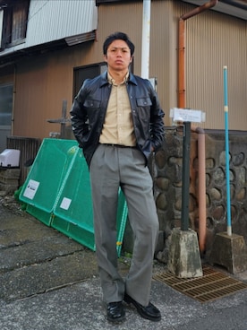 「EYEVAN（アイヴァン）のアイテム」を使った、tulipさん（メンズ・165cm）の冬コーディネート