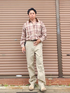 「BEAMS（ビームス）のアイテム（トップス）」を使った、tulipさん（メンズ・165cm）の春コーディネート