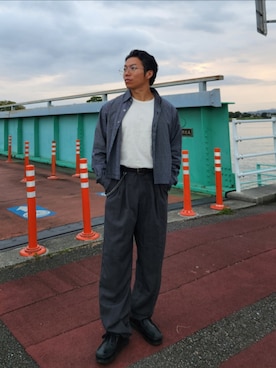「BEAMS（ビームス）のアイテム」を使った、tulipさん（メンズ・165cm）の秋コーディネート