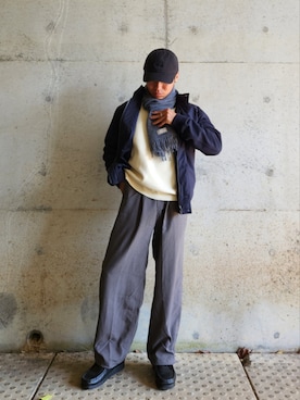 「LACOSTE（ラコステ）のアイテム」を使った、tulipさん（メンズ・165cm）の秋コーディネート