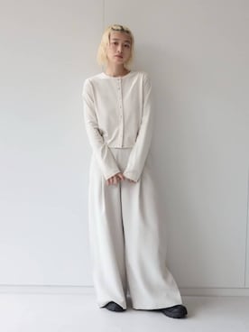 「MOHI（モヒ）のアイテム」を使った、KANOさん（レディース・161cm）の秋コーディネート