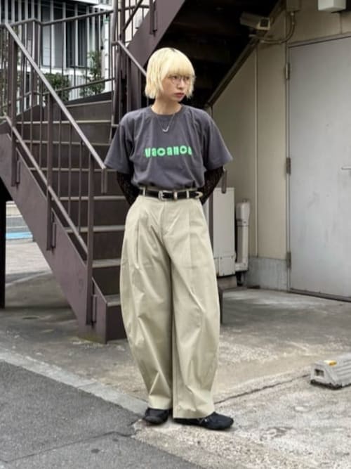 タックカーブパンツ ウォッシャブル 接触冷感（その他パンツ