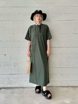 「ベーシック/トラッド」｜「アイテム（ワンピース/ドレス）」を使った、KANOさん（レディース・161cm）の秋コーディネート